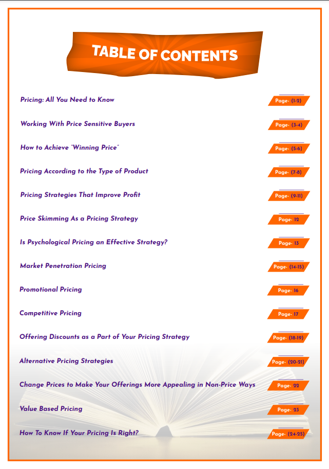 How To Price Your Product Or Service Right