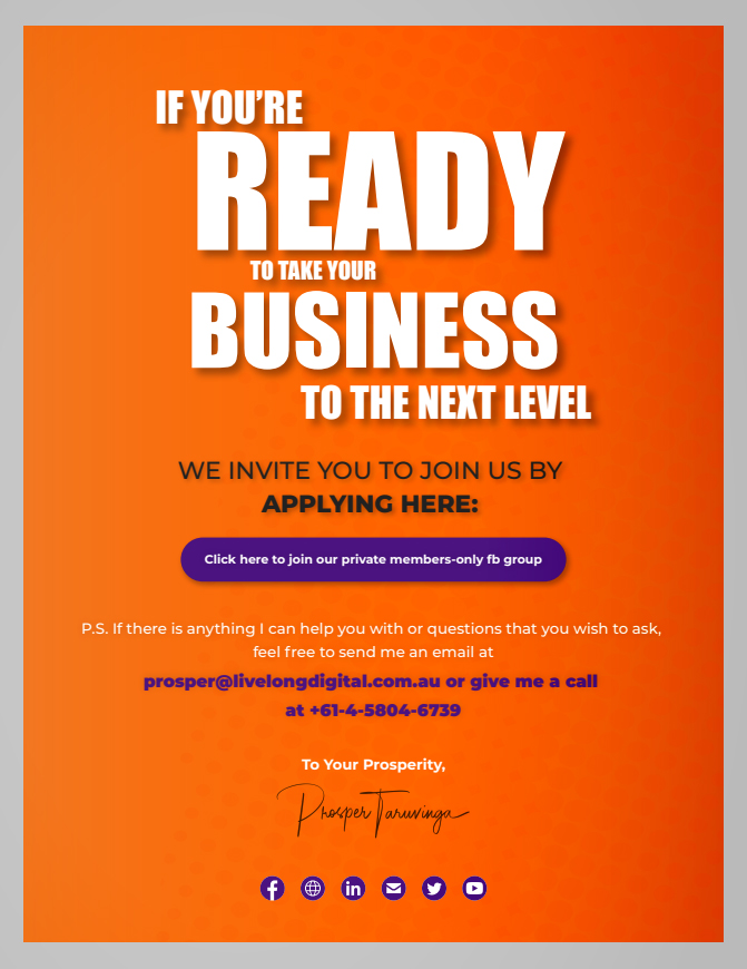 The Online Prosperity Blueprint